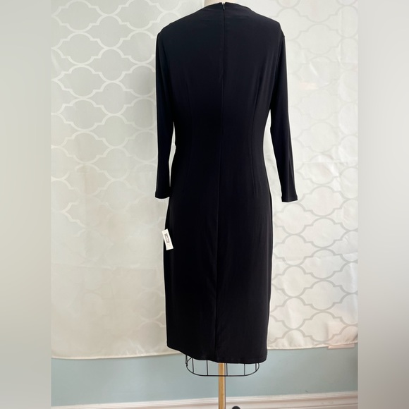 Anne Klein black dress new with tags elegant lined evening occasion party - Picture 4 of 15